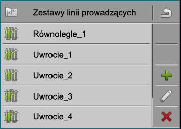 6 Jazda równoległa TRACK-Leader Korzystanie z linii prowadzących Sposób działania Jeżeli w TRACK-Leader na ekranie pojawia się granica pola, system może utworzyć linie automatycznie.
