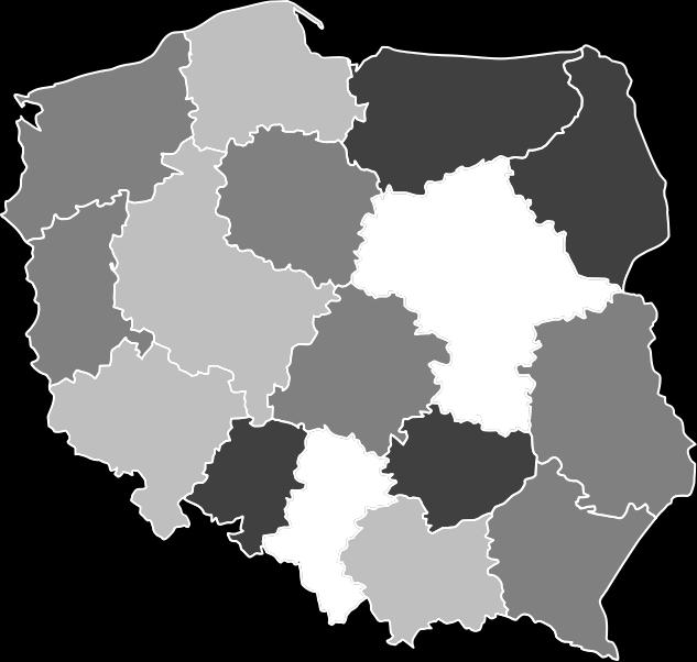 : Niemcy, Czechy, Słowacja, Węgry, Austria, Rumunia, Chorwacja Silne zaplecze technologiczne 17 woj. zachodniopomorskie 10 woj. lubuskie 26 woj. dolnośląskie 25 woj. pomorskie 24 woj.