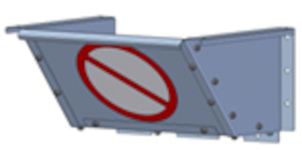 FlexFilter EX Akcesoria Nr części Deflector 220x540
