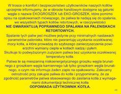 w górnej komorze kotła Pozostawienie Regulatora w trybie pracy ręcznej