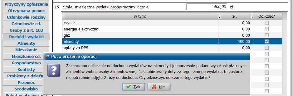 Po wskazaniu instytucji, adres placówki w formie tekstowej staje się dostępny tylko do odczytu, a ewentualne przywrócenie możliwości edycji następuje po wyborze ikony X. Wskazówka.