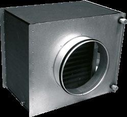 kanałowa prostokątna Heating coil for rectangular ducting SVS Cena [EUR/szt.