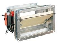 KLAPY PRZECIWPOŻAROWE Klapy przeciwpożarowe prostokątne SMAY SMAY rectangular fire dampers Klapa przeciwpożarowa odcinająca prostokątna EIS 120 Cut off rectangular fire damper EIS 120