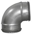 KSZTAŁTKI WENTYLACYJNE OKRĄGŁE Kolana tłoczone: krótkie oraz ze stali kwasoodpornej Pressed bends: short and stainless steel Kolano krótkie