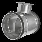 122,10 Przepustnica jednopłaszczyznowa okrągła z uszczelką Circular duct damper with gasket DSL ød Opakowanie [szt.