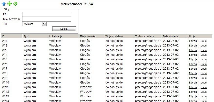 2. CMS Dostęp, logowanie i widoki w CMS są analogiczne do opisanych w punktach dotyczących przetargów. 3.