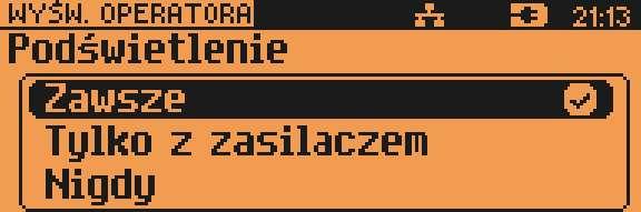 1 3. K o n f i g u r a c j a s p r z ę t u Wyświetlacz operatora Konfiguracja odbywa się w menu: 2 KIEROWNIK 3 KONFIGURACJA 3 KONFIGURACJA SPRZĘTU 2 WYŚWIETLACZ OPERATORA REGULACJA KONTRASTU
