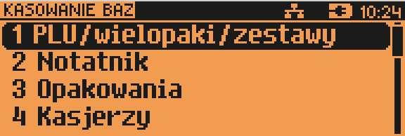 1 5. K a s o w a n i e d a n y c h Kasowanie baz danych jest dostępne w menu: 2 KIEROWNIK 4 KASOWANIE BAZ