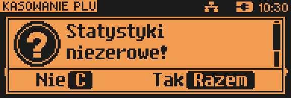 Kasowanie wybranego rekordu zawsze potwierdzane jest wydrukiem.