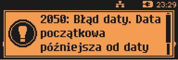 Następnie, wpisać odpowiednie wartości z klawiatury lub ustawić je za pomocą klawiszy [ ], [ ] : Klawisz [RAZEM] zatwierdzenie operacji - przejście do wyboru