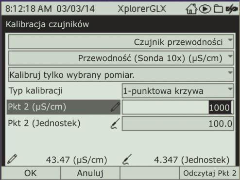Wciśnij F1 (F) aby wybrać OK. Wciśnij Ekran główny (h) aby powrócić do Ekranu głównego.