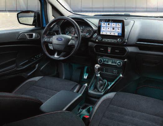 Groove Tempomat z regulowanym ogranicznikiem prędkości Radioodtwarzacz Ford SYNC 3 z 6,5" kolorowym wyświetlaczem dotykowym, AppLink, Bluetooth z rozbudowaną funkcją sterowania głosem w języku