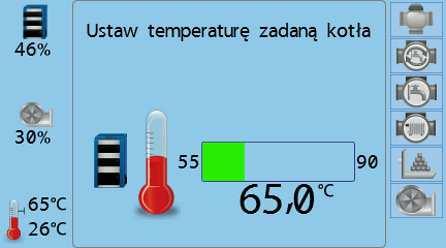 i wciśnięciu pokrętła.