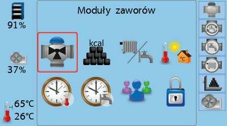 Wszelkich zmian w tym miejscu należy dokonywać ostrożnie, zmieniając jednorazowo wartości o niewielki zakres. Wciśnięcie pokrętła powoduje zapamiętanie ustawionej wartości.