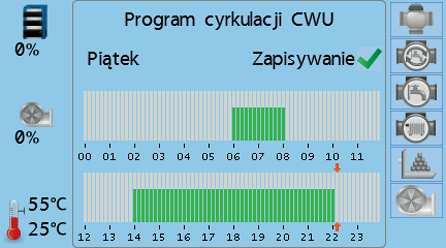 - aktywna Kolejne naciśnięcia pokrętła spowoduje powrót do trybu przeglądania.