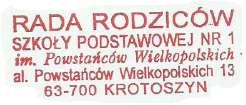 Zatwierdzenie Szkolnego programu wychowawczo - profilaktycznego Szkolny program wychowawczo profilaktyczny Szkoły Podstawowej nr 1 im.