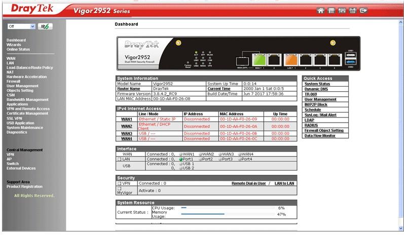 3.2 Konfiguracja podstawowa Szybki Kreator został zaprojektowany, aby łatwo skonfigurować router do dostępu do Internetu.