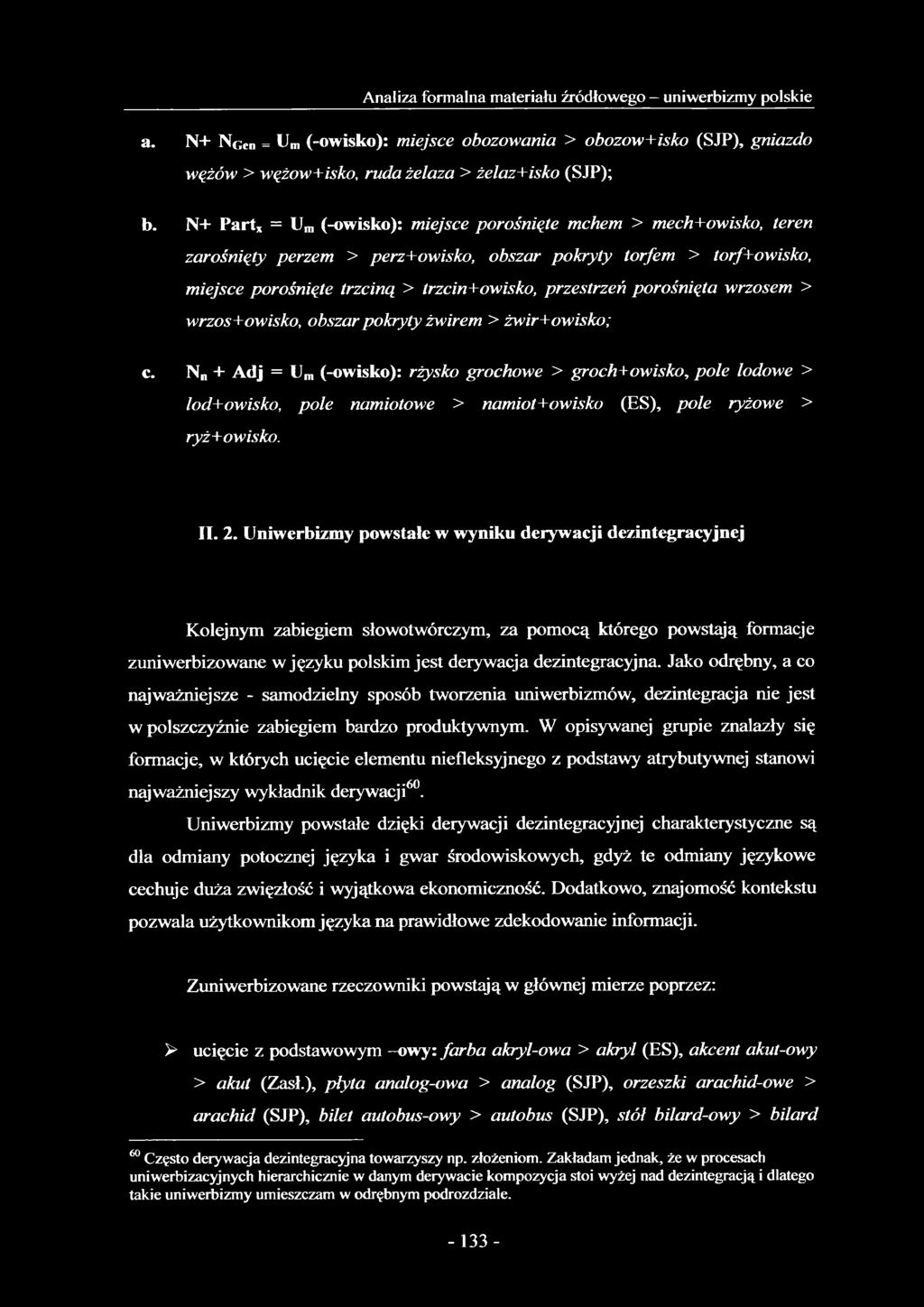 porośnięta wrzosem > wrzos+owisko, obszar pokryty żwirem > żwir+owisko; c.