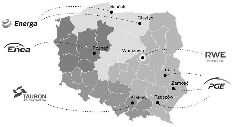 1316 Jacek HANDKE, Bartosz OLEJNIK Politechnika Poznańska Wydział Elektryczny DZIAŁANIA POLSKICH OPERATORÓW SYSTEMU DYSTRYBUCYJNEGO W KIERUNKU ZMNIEJSZENIA WSPÓŁCZYNNIKÓW ZWIĄZANYCH Z PRZERWAMI W