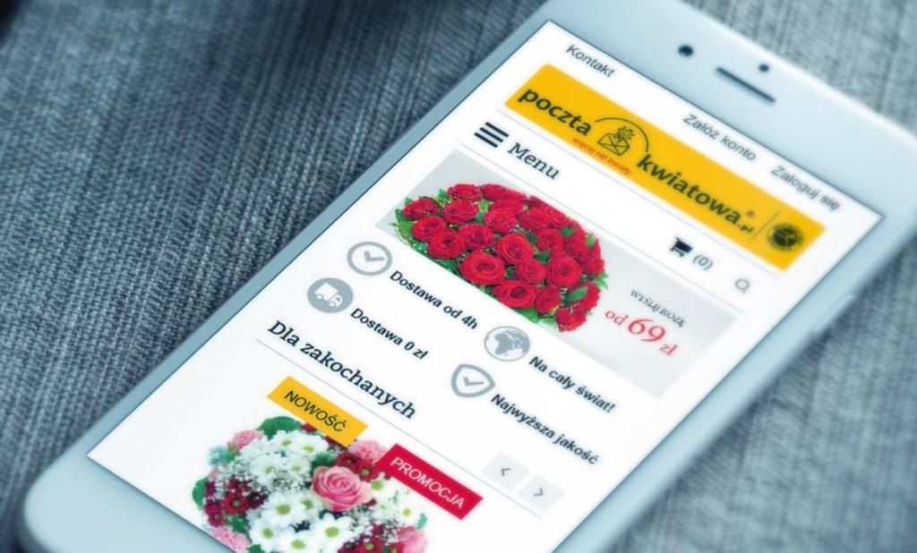 PocztaKwiatowa.pl Kompleksowe wdrożenie platformy Magento Poczta Kwiatowa zapewnia, że każda okazja staje się wyjątkowa. To największy dostawca kwiatów okolicznościowych w Polsce.