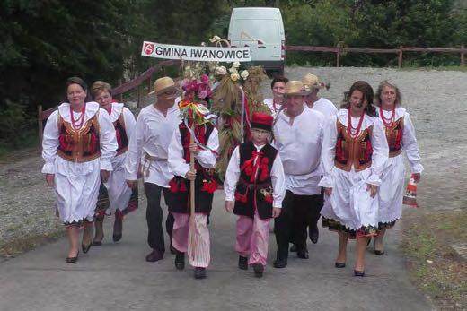 odbyły się dożynki powiatowe w Sąspowie w Gminie Jerzmanowice-Przeginia.
