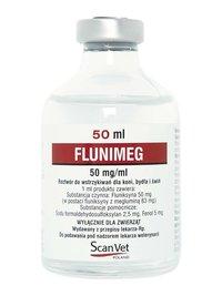 Flunimeg 50 mg/ml Flunimeg, 50 mg/ml, roztwór do wstrzykiwań dla koni, bydła i świń 1.