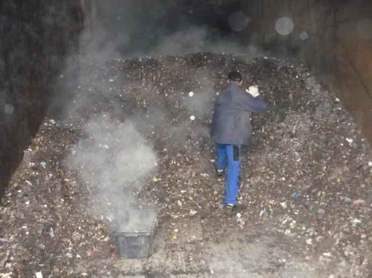 projekt częściowy optymalizacja MBA Lipiec 2009 - próby separacji z odpadami z gospodarstw