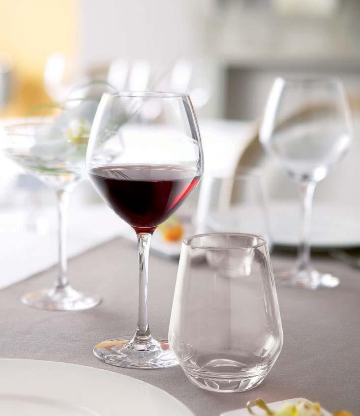 Chef & Sommelier CABERNET VINS JEUNES Kształt linii Cabernet Vins Jeunes (Młode Wina Cabernet) w pełni ujawnia aromaty i sprzyja prawdziwej degustacji zmysłowej głębi