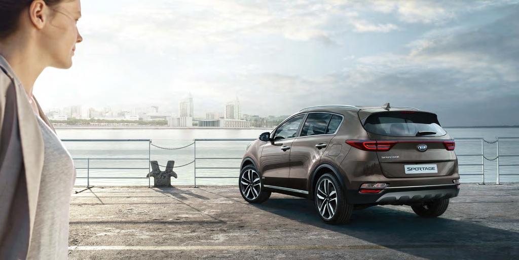Stylistyka zewnętrzna Nowa definicja elegancji Nowa Kia Sportage przyciąga wzrok,