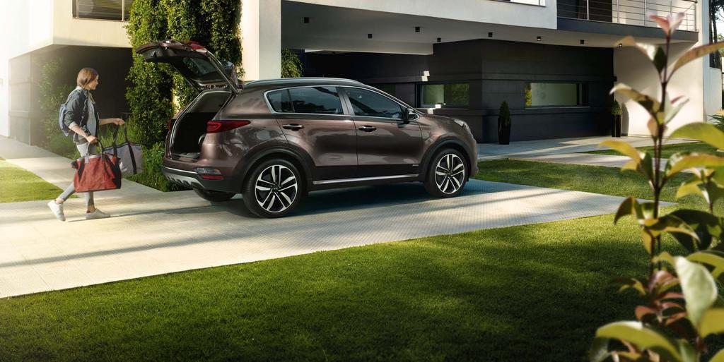 3 4 5 Wygoda i komfort Łatwo i przyjemnie do celu Jak przystało na SUV-a, nowa Kia Sportage to
