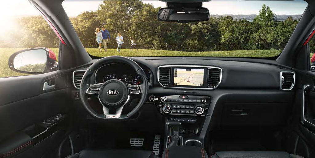 Słuchaj, oglądaj, jedź Podłącz, kliknij, korzystaj Nowa Kia Sportage to samochód pełen nowoczesnych technologii, stworzony dla ludzi młodych duchem.