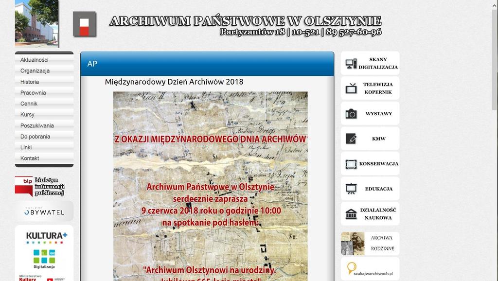 Poszukiwania genealogiczne w Archiwum