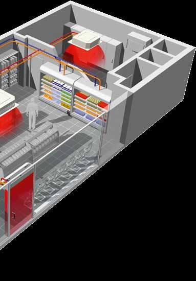 Zespoły zewnętrzne ze sterowaniem inwerterowym dopasowują parametry wyjściowe systemu do bieżącego zapotrzebowania, aby osiągać optymalną efektywność w każdych warunkach Odzyskiwanie ciepła
