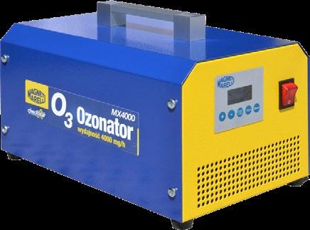 11042 zł netto Ozonator M-MX4000 Indeks: 007936210010 Dane Techniczne: wydajność