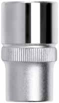 068 069 Nasadki 1/4" napęd R4100XXXX NASADKA 1/4" 6-kątna, metryczna, kształt krótki 6,3mm 1/4 Ręcznie pokręcane, poręczne, podłużnie radełkowane Strona napędu matowo chromowana, strona oddawania