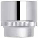 PROGRAM KLUCZY NASADOWYCH Przejściówki 1/2" napęd R6100XXXX NASADKA 1/2" 6-kątna, metryczna, kształt krótki 12,5mm 1/2 Ręcznie pokręcane, poręczne, podłużnie radełkowane Wykonanie wg DIN 3124, ISO