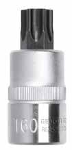 PROGRAM KLUCZY NASADOWYCH R6245 XXXX NASADKA WKRĘTAKOWA 1/2" do śrub z gniazdem TX 12,5mm 1/2 Z wprasowanym, fosfatowanym trzpieniem Strona napędu błyszcząca polerowana Stal chromowo-wanadowa Ręcznie