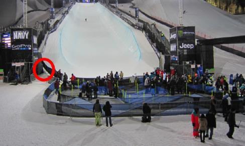 Sporty zimowe half pipe mikrofon 3D dla
