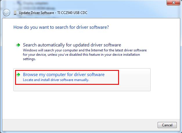 Seleccione el dispositivo no identificado y luego de hacer clic derecho