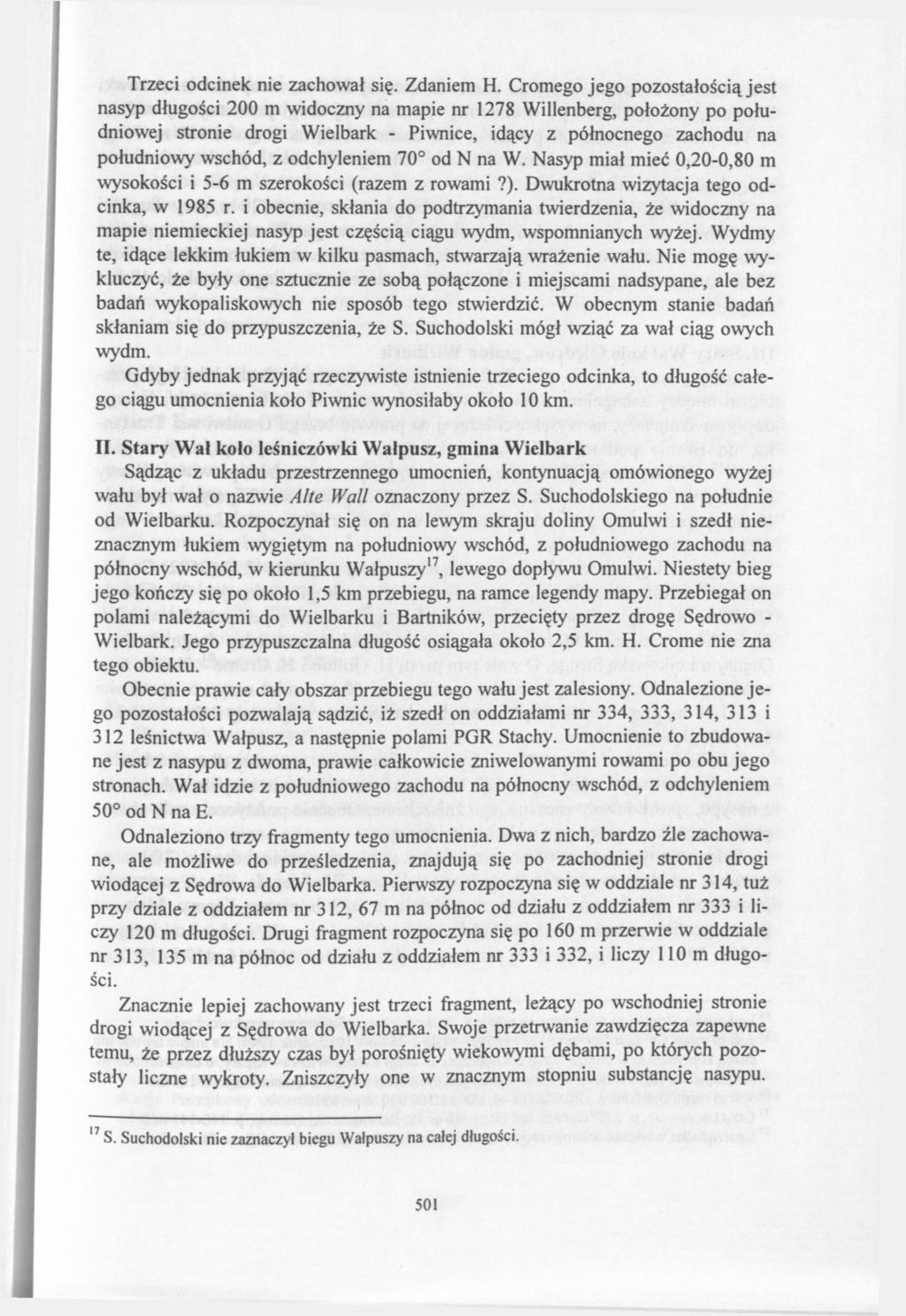 Trzeci odcinek nie zachował się. Zdaniem H.