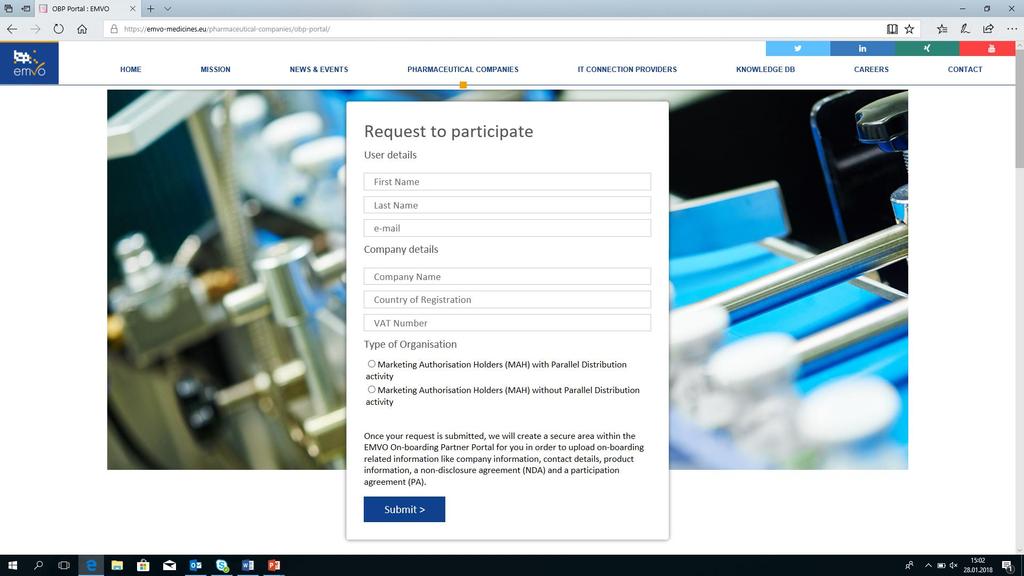 Status projektu włączenia producentów i