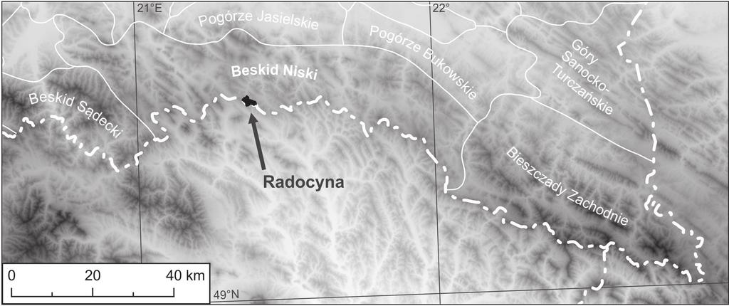 224 ROCZNIKI BIESZCZADZKIE 26 (2018) Antropogeniczne formy rzeźby na obszarach górskich, stanowiące pozostałość po działalności rolniczej, takie jak terasy rolne czy drogi śródpolne, są badane już od