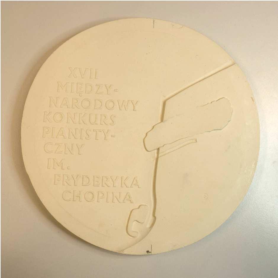 PROGRAM PRAC KONSERWATORSKICH Projekt medalu z okazji XVII Międzynarodowego Konkursu Pianistycznego im.