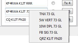 katy tworzone są po naciśnięciu przycisku Generate Std Msgs ( Utwórz standardowe komunikaty ) u góry zakładki lub po podwójnym naciśnięciu wybranej linii zdekodowanego tekstu.