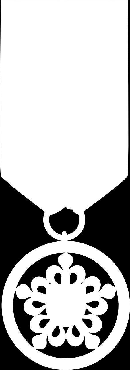 Wzór Odznaki Honorowej za Zasługi dla Gminy Zarszyn, rewers