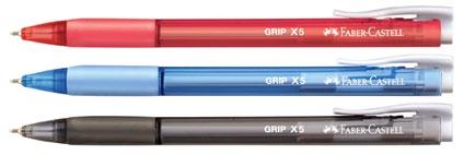 , mix kolorów 1 54 50 21 54 50 51 54 50 99 DŁUGOPIS GRIP X7 wysokiej jakości długopis transparentna obudowa miękka gumowa strefa uchwytu do wyboru 3 kolory tuszu szerokość
