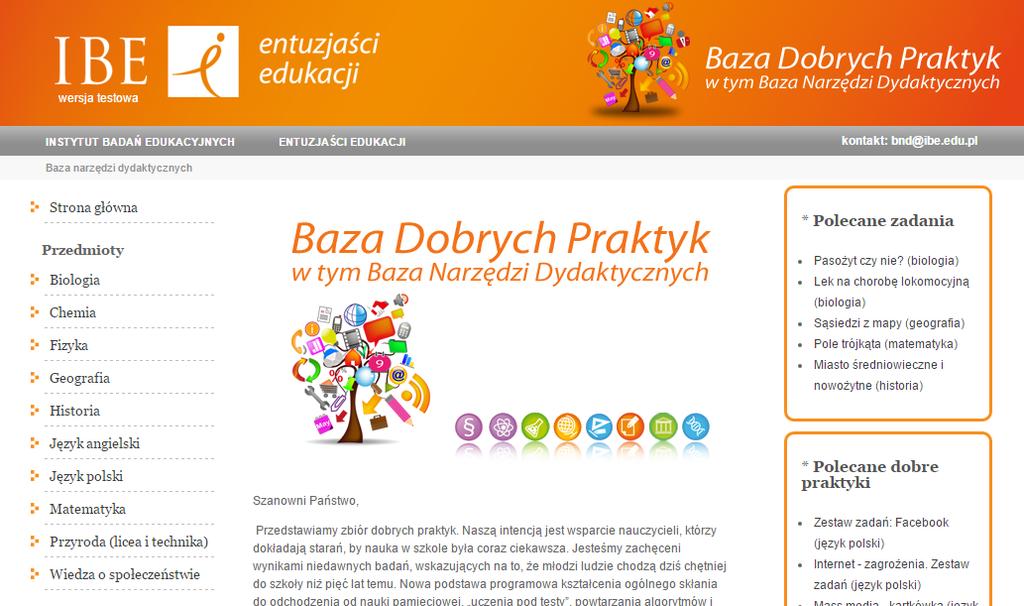 INSTYTUT BADAŃ EDUKACYJNYCH BAZA