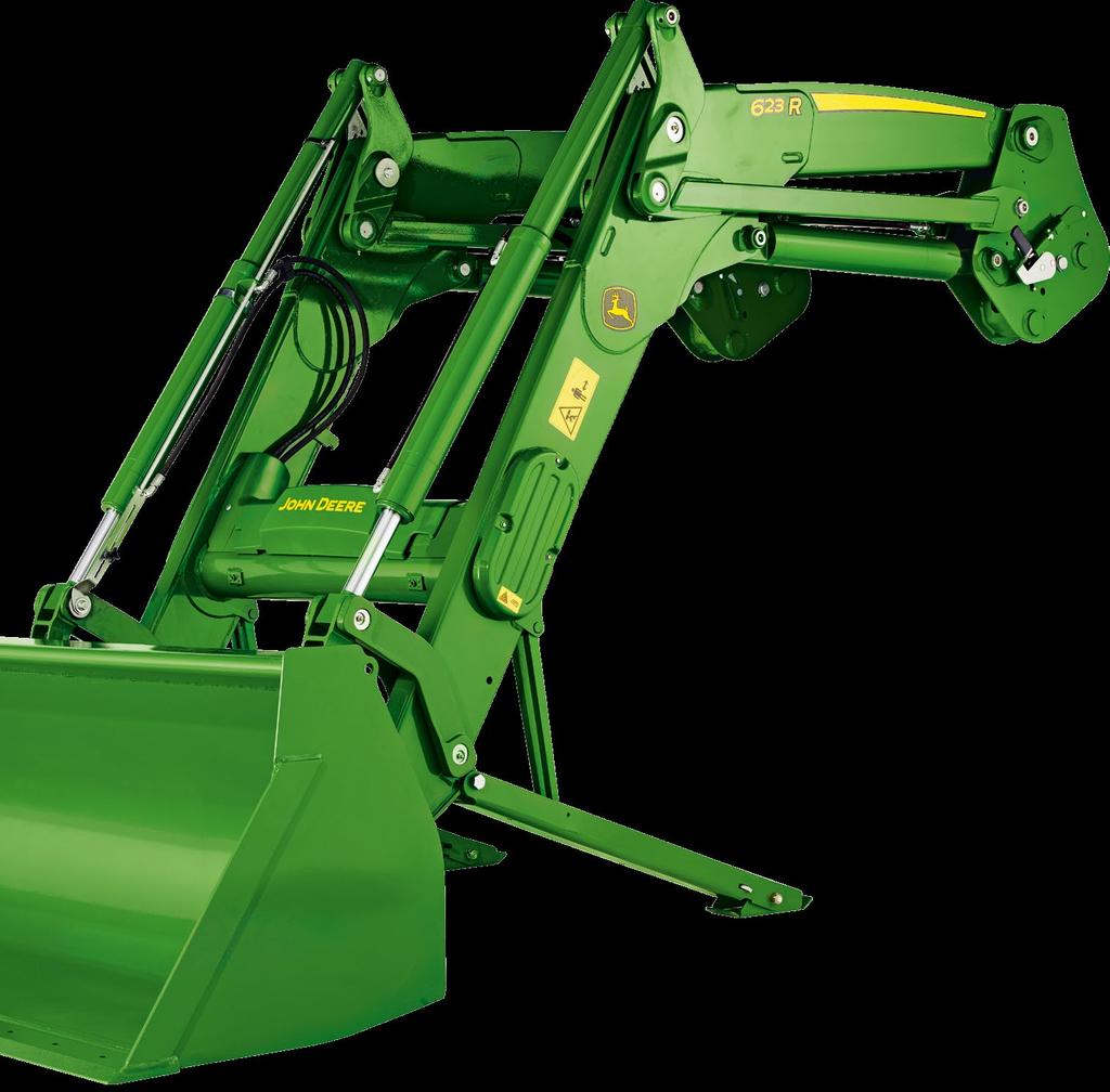 Wysoką jakość ładowaczy czołowych John Deere potwierdzają długie gwarancje i okresy międzyobsługowe o niskiej częstotliwości.