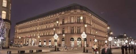 dla Hotelu Europejskiego przy pl. Piłsudskiego 3 w Warszawie.