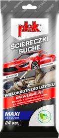 do wytarcia zaparowanych lusterek, szyb, okularów, rozlanych płynów itp.) lub do szybkiego czyszczenia po zwilżeniu wodą (np.